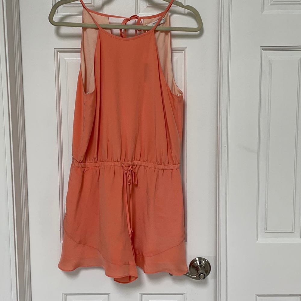 Silk Coral Romper